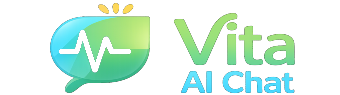 Vita AI Chat vitaichat Your friendly AI wellness guide for nutrition, energy, and balanced living light logo